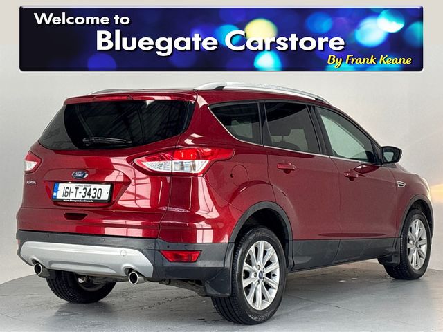 Image for 2016 Ford Kuga TITANIUM 2.0 TDCI 4X4**HALF LEATHER SEATS**PANORAMIC ROOF**BLUETOOTH MEDIA**MULTIFUNCTIONAL STEERING WHEEL**CRUISE CONTROL**KEYLESS START**AUTO LIGHTS**ISOFIX**FINANCE AVAILABLE**