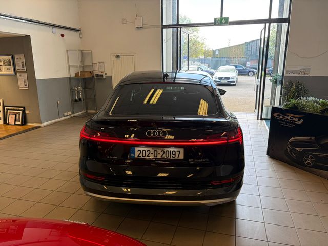 Image for 2020 Audi e-tron Sportback Coupe 50 230KW Q Sport 5D. Tax & NCT, 2Keys, CarPlay, Reverse Cam, MFSW, Cruise Control, Full Leather, Full Electrics, Parking Sensors, Alloy Wheels, Dual Climate Control, Heated Seats