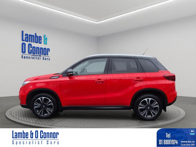 Image for 2021 Suzuki Vitara 1.4 B/JET HYBRID * ALLGRIP 4 WHEEL DRIVE * RED/ BLACK * PAN ROOF * SAT NAV * REVERSE CAMERA * FULL SERVICE HISTORY * BEST VALUE * 