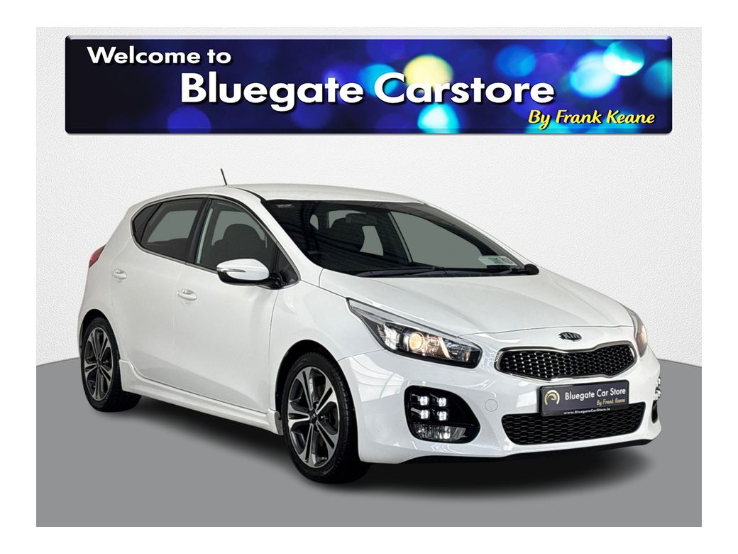 Image for 2017 Kia Ceed CEE'D GT LINE 5DR **17 INCH ALLOYS**FULL BLACK CLOTH INTERIOR**REAR PARKING SENSORS**USB PORT**CD PLAYER**SUNGLASSES HOLDER**SPARE TYRE**AUX CONNECTION**DIGITAL DASHBOARD CLOCK**SEMI-DIGITAL DASH**