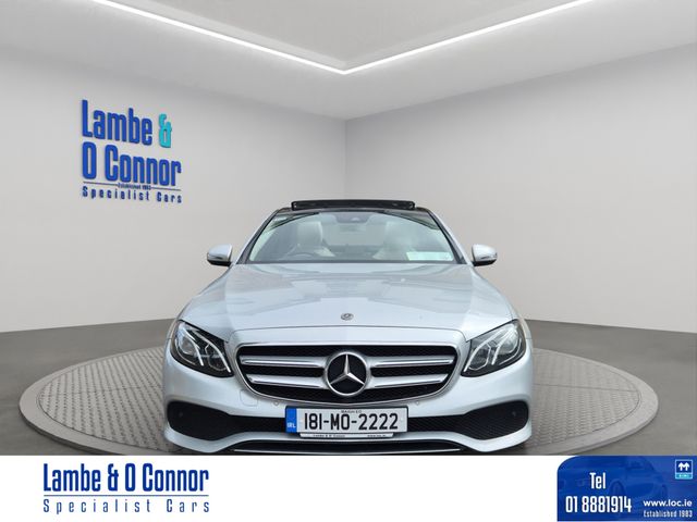 Image for 2018 Mercedes-Benz E Class E220 D SE PREMIUM * IRIDIUM SILVER / BEIGE LEATHER * PANORAMIC SLIDING SUNROOF * REAR-VIEW CAMERA * HEATED SEATS * SERVICE HISTORY * BEST AVAILABLE * 