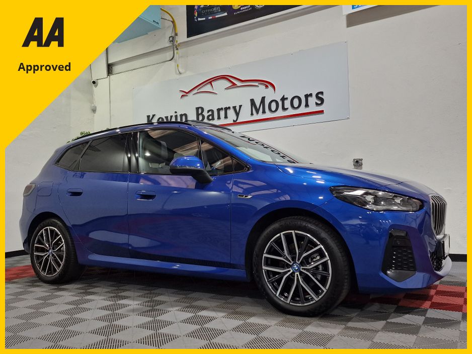 Image for 2022 BMW 2 Series Active Tourer 225E M SPORT (PAN ROOF) X-DRIVE AUTOMATIC **ONE OWNER / APPLE CARPLAY / CRUISE CONTROL / COMFORT ACCESS / ELECTRIC SUNROOF / ELECTRIC BOOTLID / HEATED FRONT SEATS / SAT NAV / WIRELESS PHONE CHARGING**