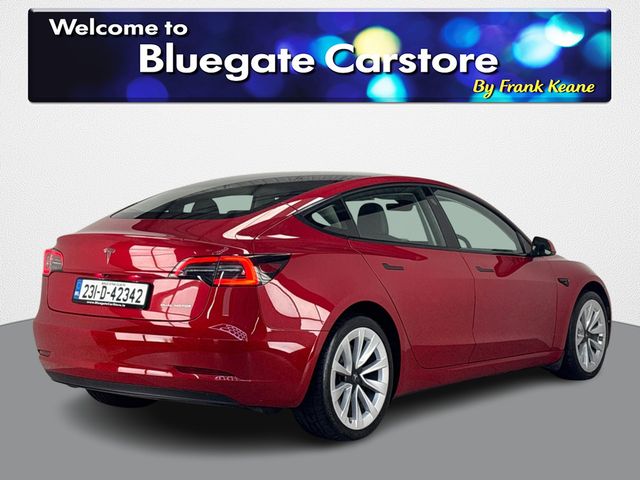 Image for 2023 Tesla Model 3 LONG RANGE AWD 4DR **FULL BLACK LEATHER INTERIOR**BLIND SPOT CAMERAS**REVERSE CAMERA**PARKING SENSORS**PANORAMIC SUNROOF**ADJUSTABLE DRIVING DYNAMICS**HEATED FRONT AND REAR SEATS**TOUCHSCREEN SYSTEM**