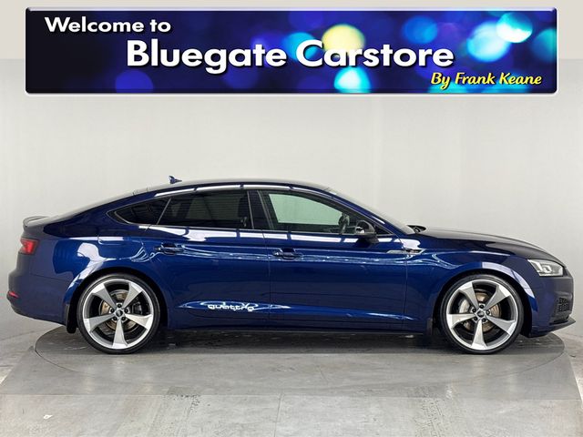 Image for 2019 Audi A5 2.0 TDI 40 190PS Q QUATTRO BLACK EDITION*NEW 19S ON WAY*DIGITAL DASH**MULTIFUNCTIONAL STEERING WHEEL**DIGITAL MEDIA DISPLAY**PARKING SENSORS**HALF LEATHER INTERIOR**FRONT HEATED SEATS**APPLE CARPLAY**