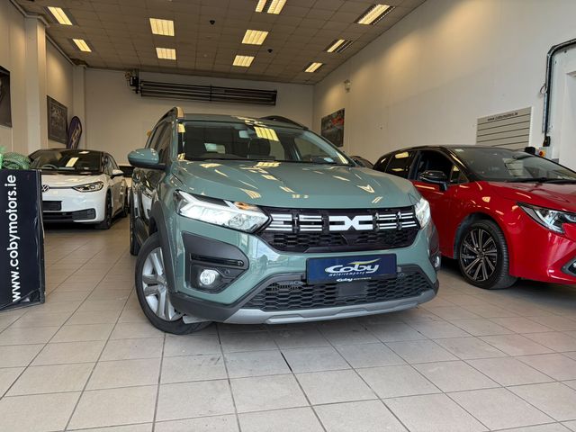 Image for 2023 Dacia Jogger Expression TCE 110 NBI 5DR 7 Seater MANUAL. NCT&TAX, Alloy Wheels, 2 Keys, Reverse Camera, MFSW, Cruise Control, Air Conditioning, Hands Free, Folding Seats, Parking Sensors, USB, and more. 