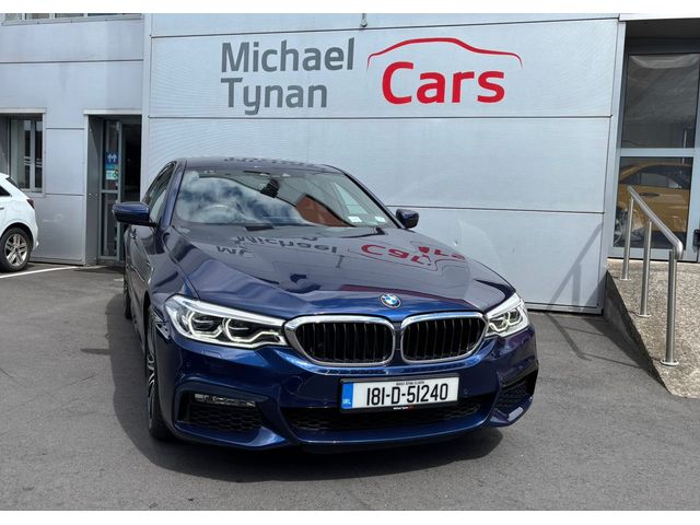Image for 2018 BMW 5 Series 530e M Sport, Pro Pack PHEV, 20" Alloys, Reverse Camera, Harman Kardon Sound System, Black Leather, Heated Seats, Climate Control, Parking Sensors, Satellite Navigation, Privacy Glass 