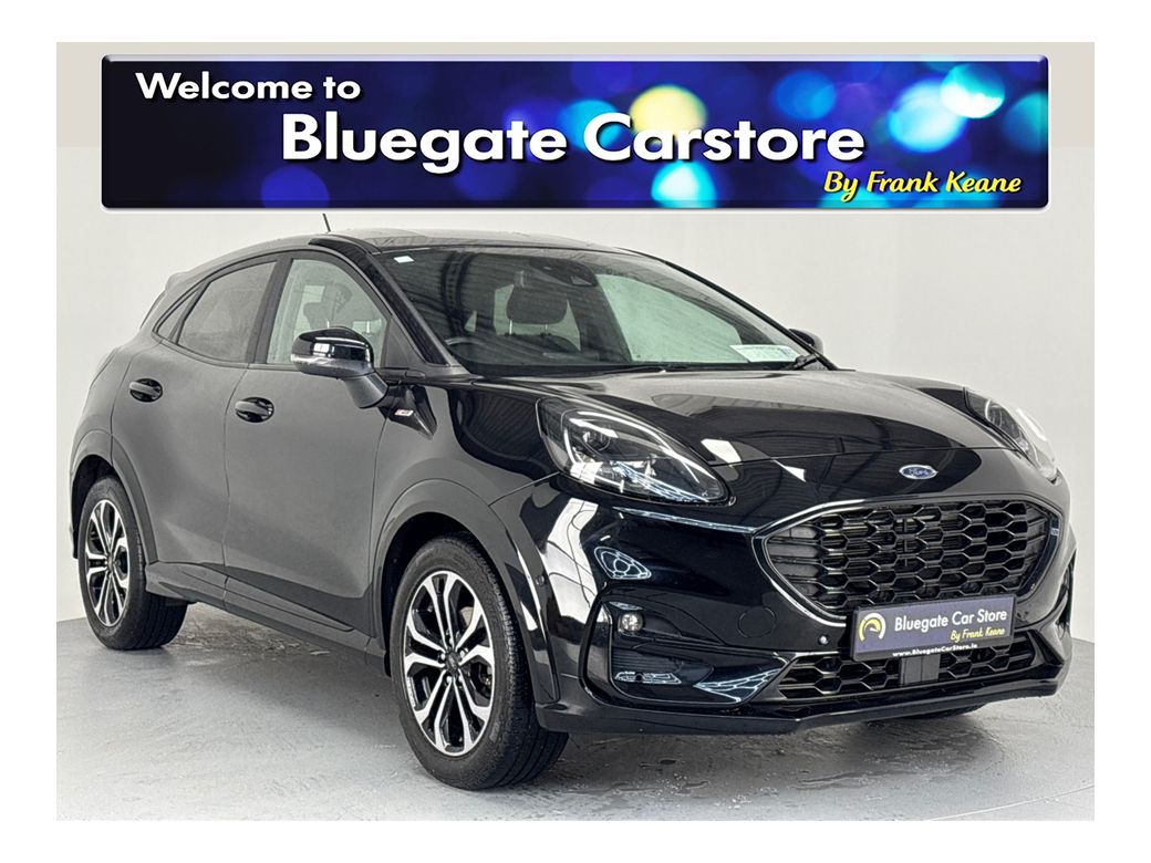 Image for 2022 Ford Puma ST-LINE 5DR 1.0T 125 MHEV**MULTIFUNCTIONAL STEERING WHEEL**DIGITAL DASH**REVERSE CAMERA**TOUCH SCREEN MEDIA DISPLAY**REVERSE CAMERA**BLACK CLOTH INTERIOR**BLUETOOTH**NAVIGATION**FINANCE AVAILABLE**