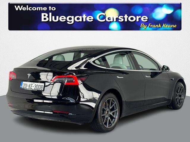 Image for 2020 Tesla Model 3 STANDARD RANGE**DUAL PANORAMIC ROOFS**WHITE LEATHER SEATS**HEATED SEATS**TOUCH SCREEN INFOTAINMENT SYSTEM**BLUETOOTH**SATNAV**DRIVE MODES**REVERSE CAMERA**KEYLESS START/ENTRY**FINANCE AVAILABLE**