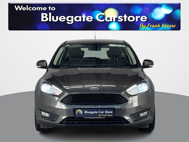Image for 2017 Ford Focus ZETEC 1.0 ECOBOOST 100PS 4DR **18 INCH ALLOY WHEELS**PARKING SENSORS REAR**FULL BLACK CLOTH INTERIOR**USB CHARGING PORT**SMALL INFOTAINMENT SYSTEM**AUTO START/STOP**ISOFIX**SPARE TYRE**
