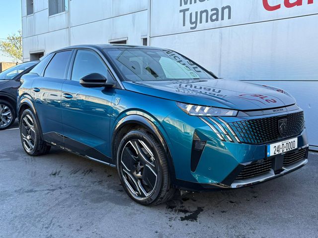 Image for 2024 Peugeot 3008 GT Line 73kwh Auto (210bhp) Tinted Glass, 19" Alloys, Camera, CarPlay, 1/2 Leather - First Registered July 2024 - Trade in Price €31, 888