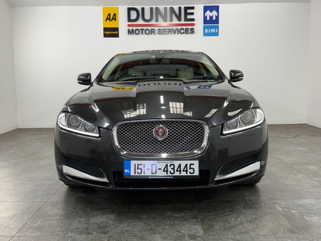 Image for 2015 Jaguar XF **LUXURY XF MODEL **MULTI FUNCTION STEERING WHEEL **SUN ROOF **HEATED SEATS **BLUETOOTH TOUCHSCREEN RADIO **DUAL DIGITAL CLIMATE CONTROL **CREAM LEATHER ELECTRIC SEATS **LED HEADLIGHTS **LED HEADLIGHT
