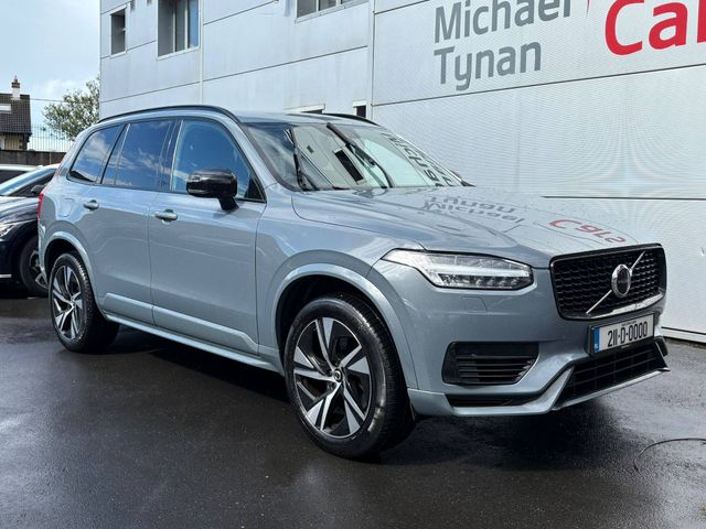 Image for 2021 Volvo XC90 Recharge T8 R Design Plug-In Hybrid AWD (390bhp) Large 7 Seater + 20” Alloys + 1/2 Black Leather Seats - First Reg March 2021 - Trade in Price €54, 555.