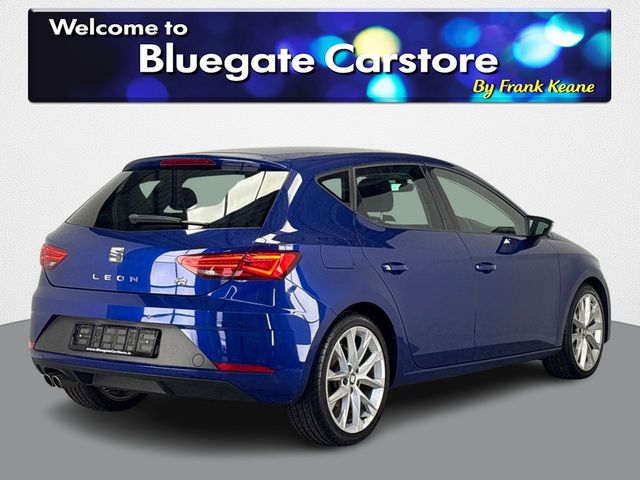Image for 2019 SEAT Leon 1.5 TSI 150HP DSG FR AUTO**TOUCH SCREEN MEDIA DISPLAY**DUAL CLIMATE CONTROL**PARKING SENSORS**ELECTRIC HANDBRAKE**AIR CONDITIONING**MULTIFUNCTIONAL STEERING WHEEL**ISOFIX**FINANCE ARRANGED**