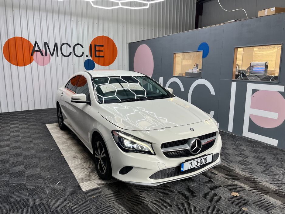 Image for 2017 Mercedes-Benz CLA Class €20950 2017 MERCEDES-BENZ CLA180 1.6 AUTOMATIC / CRUISE CONTROL / REVERSE CAMERA / ELECTRIC MEMORY & HEATED SEATS / PADDLE SHIFTERS / AMBIENT LIGHTS AND MORE