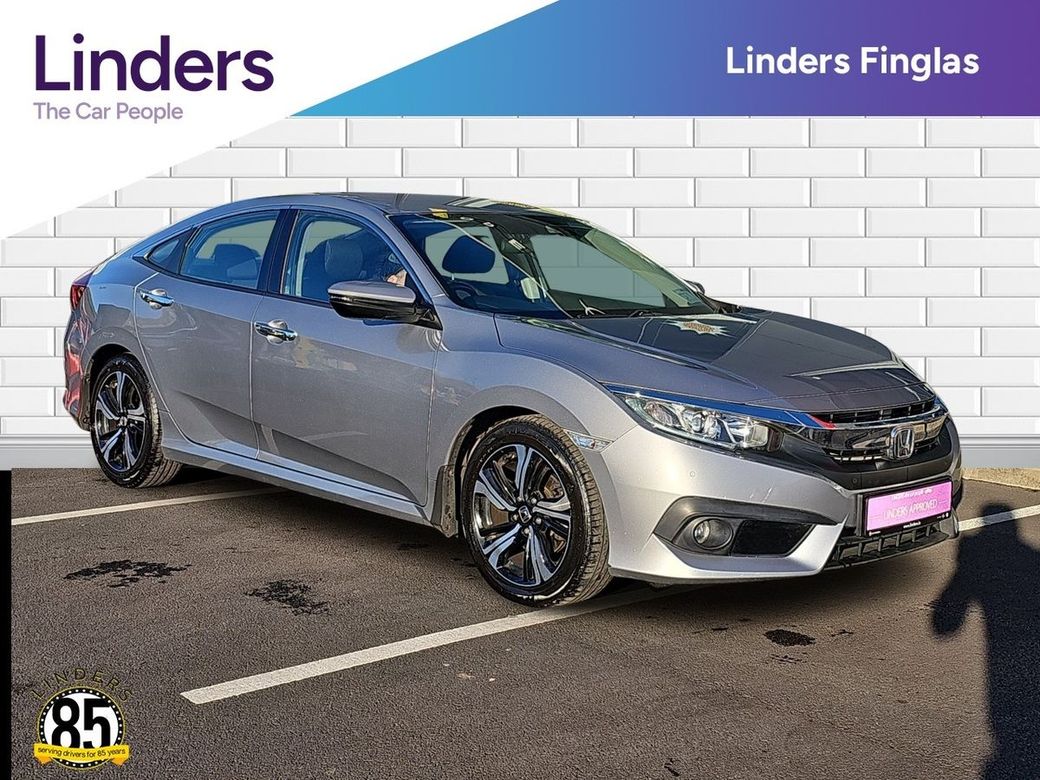 Image for 2021 Honda Civic 1.6L Diesel, Auto, Smart Plus Spec, Auto, Rear Camera, Grey Metallic Paint, 1 Year Warranty, *LINDERS CHRISTMAS SALE* On Every car we are giving you a €250 voucher for you to Enjoy