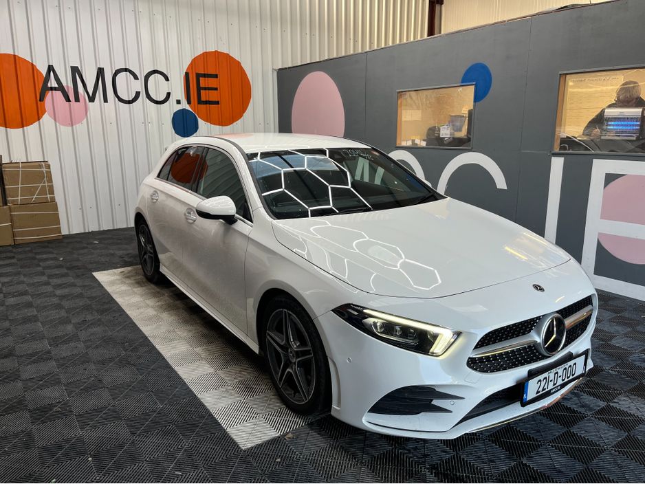 Image for 2022 Mercedes-Benz A Class €33950 2022 MERCEDES-BENZ A200D AMG LINE 2.0 AUTOMATIC / CRUISE CONTORL / REVERSE CAMERA / HEATED SEATS / PADDLE SHIFTERS / AMBIENT LIGHTS AND MORE