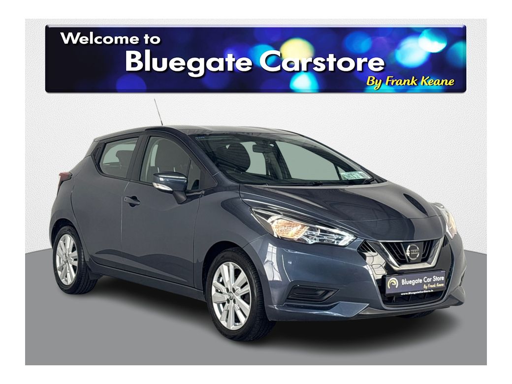 Image for 2019 Nissan Micra 1.0 SV*SEMI DIGITAL DASH**MULTIFUNCTIONAL STEERING WHEEL**TOUCH SCREEN MEDIA DISPLAY**BLUETOOTH**AIR CONDITIONING**BLACK CLOTH INTERIOR**FINANCE ARRANGED**16"ALLOYS**