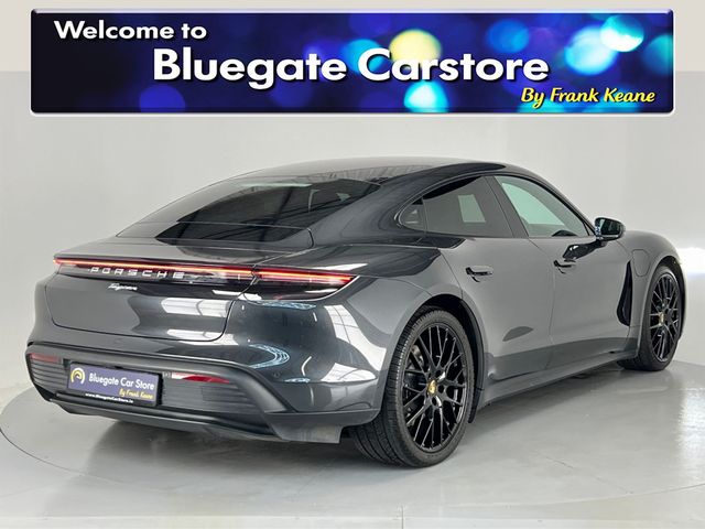 Image for 2022 Porsche Taycan 4X2**PANORAMIC GLASS ROOF**NEW 21"GLOSS BLACK ALLOYS**FULL LEATHER INTERIOR**FRONT HEATED ELECTRIC SEATS**TOUCH SCREEN INFOTAINMENT**APPLE CARPLAY**REVERSE CAMERA**PARKING SENSORS**ELECTRIC TAILGATE**