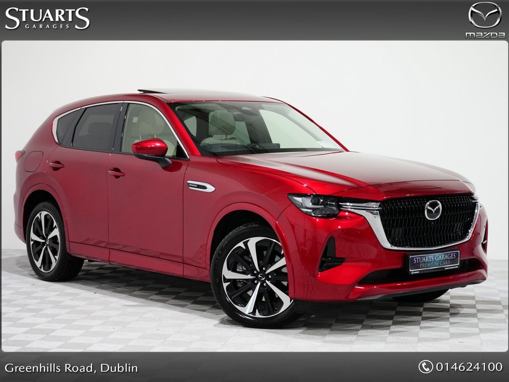 Image for 2023 Mazda CX-60 * TAKUMI WITH 3 PACKS*DRIVERS ASSISTANCE PACK, CONVENIENCE PACK AND PANORAMIC SUNROOF*SOUL RED CRYSTAL WITH STONE LEATHER