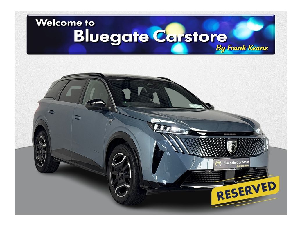 Image for 2025 Peugeot 5008 GT **FULL BLACK HALF LEATHER INTERIOR**APPLE CARPLAY**ANDROID AUTO**TOUCHSCREEN INFOTAINMENT SCREEN**LANE ASSIST**FRONT HEATED SEATS**USBC FAST CHARGING**FULL DIGITAL DASH**CRUISE CONTROL**