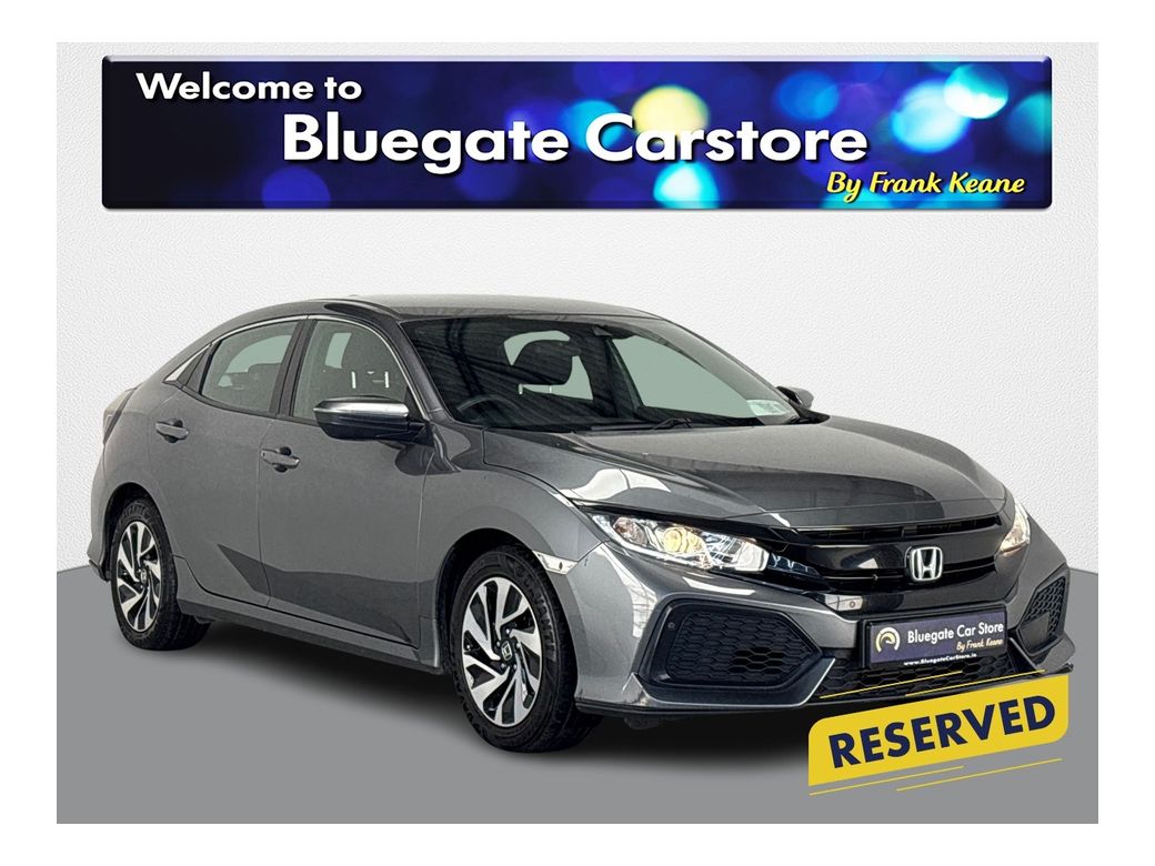 Image for 2018 Honda Civic 1.0 VTEC**BLUETOOTH MEDIA**PARKING SENSORS**SEMI DIGITAL DASH**CRUSIE CONTROL**LANE ASSIST**MULTIFUNCTIONAL STEERING WHEEL**ELECTRIC WINDOWS**COLLISION AVOIDANCE SYSTEM**AUTO HOLD**FINANCE AVAILABLE