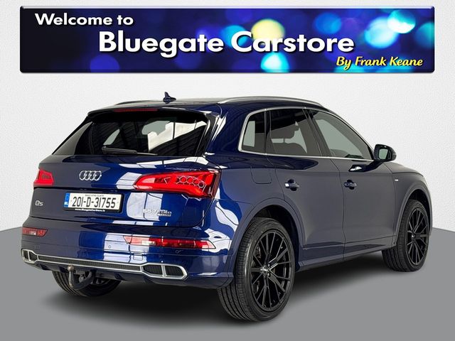 Image for 2020 Audi Q5 2.0 TFSI S LINE COMP 55 367BHP**NEW 21"ALLOYS**BLACK LEATHER INTERIOR**FRONT HEATED ELECTRIC SEATS**PARKING SENSORS**BLUETOOTH**ELECTRIC TAILGATE**KEYLESS START**DRIVE SELECT MODES**FINANCE ARRANGED**