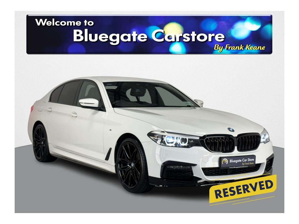 Image for 2020 BMW 5 Series D G30 M SPORT**NEW 20"ALLOYS WITH PRO PACK**NEW NCT**MULTIFUNCTIONAL STEERING WHEEL**BLACK LEATHER INTERIOR**FRONT HEATED SEATS**TOUCH SCREEN MEDIA DISPLAY**APPLE CARPLAY**PARKING SENSORS**