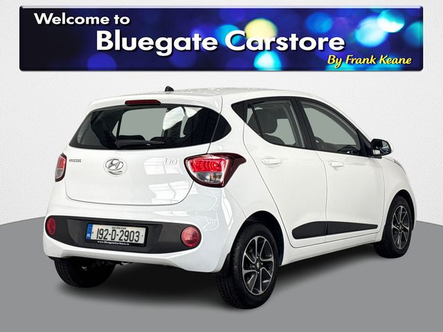 Image for 2019 Hyundai i10 DELUXE**MULTIFUNCTIONAL STEERING WHEEL**AIR CONDITIONING**ELECTRIC MIRRORS**BLACK/BLUE CLOTH INTERIOR**ISOFIX**FINANCE ARRANGED**