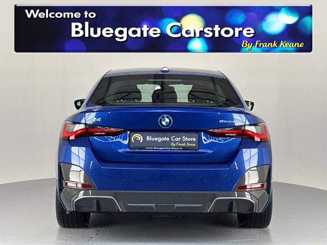 Image for 2022 BMW i4 EDRIVE40 M SPORT **LEATHER HEATED SEATS**MULTIFUNCTIONAL STEERING WHEEL**FULL DIGITAL DASH**CRUISE CONTROL**APPLE CAR PLAY**DRIVE MODES**AUTO LIGHTS**AUTO HOLD**ELECTRIC TAILGATE**ISOFIX**