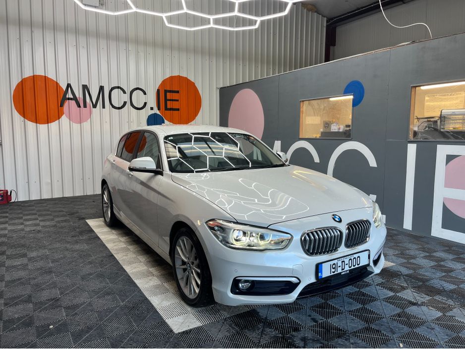 Image for 2019 BMW 1 Series €18950! 2019 BMW 1 SERIES 118D AUTOMATIC FASHIONISTA 2.0 AUTOMATIC / CRUISE CONTORL / REVERSE CAMERA / ELETRIC MEMORY & HEATED SEATS 
