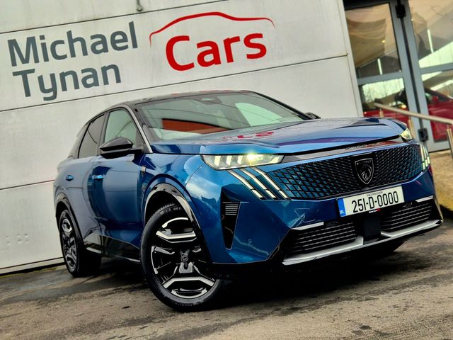 Image for 2025 Peugeot e3008 GT Line 73kwh Auto (210bhp) Privacy Glass, 19" Alloys, Camera, CarPlay, 1/2 Leather - First Registered April 2025 - Trade in Price €34, 555