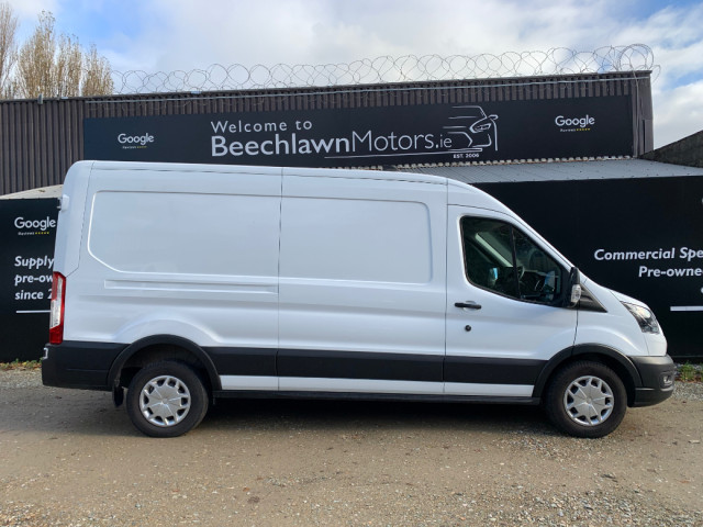 Image for 2023 Ford Transit 2.0 TDCI 130PS LWB MED ROOF FWD TREND // PRICE EXCL. VAT // ONE OWNER // 07/26 CVRT // PARKING SENSORS, CRUISE AND BLUETOOTH // 