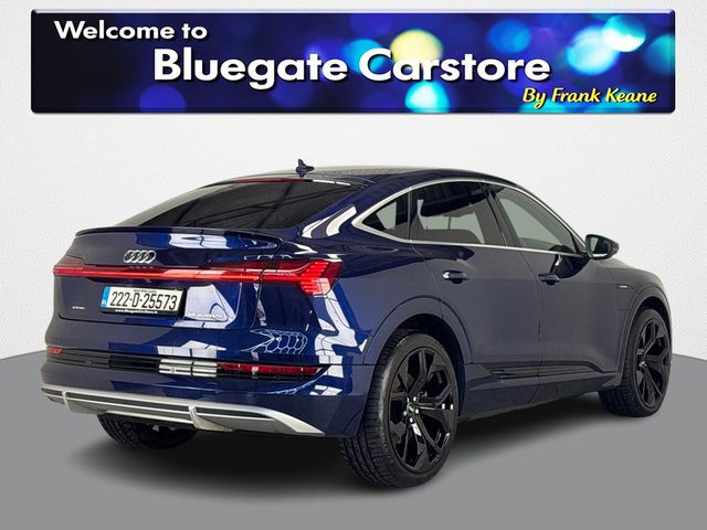 Image for 2022 Audi e-tron S LINE 55 QUATTRO SPORTBACK **NEW 22 INCH ALLOYS**REVERSE CAMERA**FRONT AND REAR PARKING SENSORS**ELECTRONIC HANDBRAKE**APPLE CARPLAY**ANDROID AUTO**FRONT HEATED SEATS**BLACK LEATHER INTERIOR**