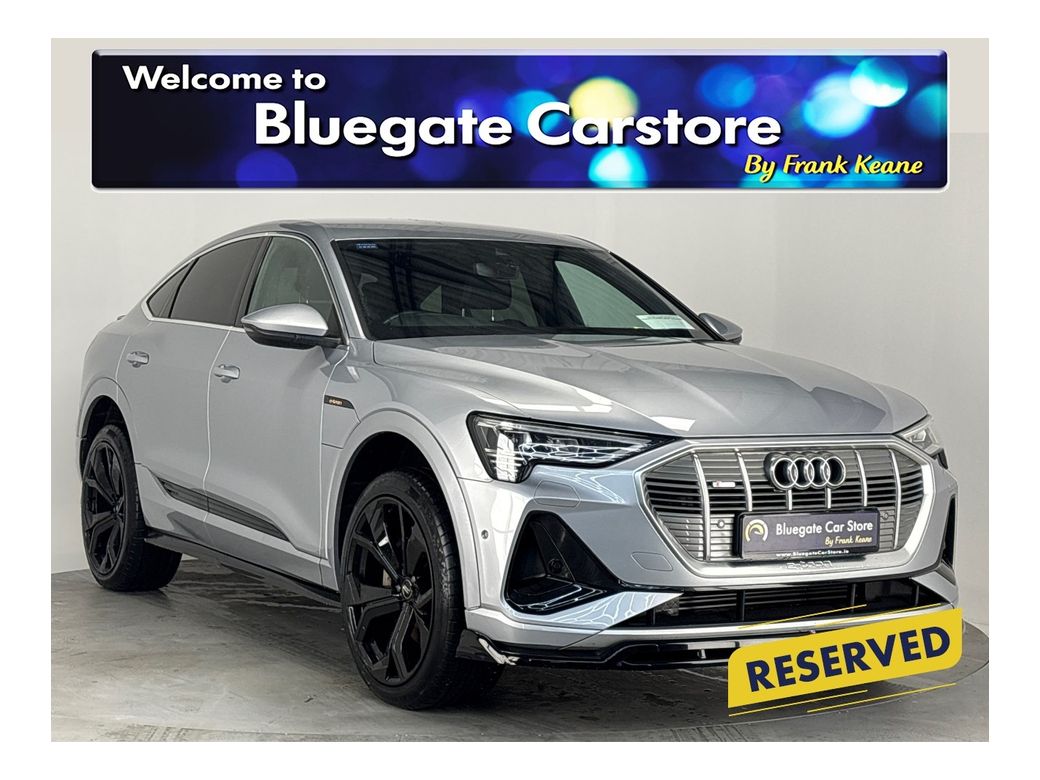 Image for 2023 Audi e-tron S LINE 55 QUATTRO SPORTBACK**22" New Alloys**With Performance Kit**Digital Dash**Touchscreen Media**Keyless Start**Black Leather Interior**Heated Seats**Apple CarPlay**Reverse Camera**