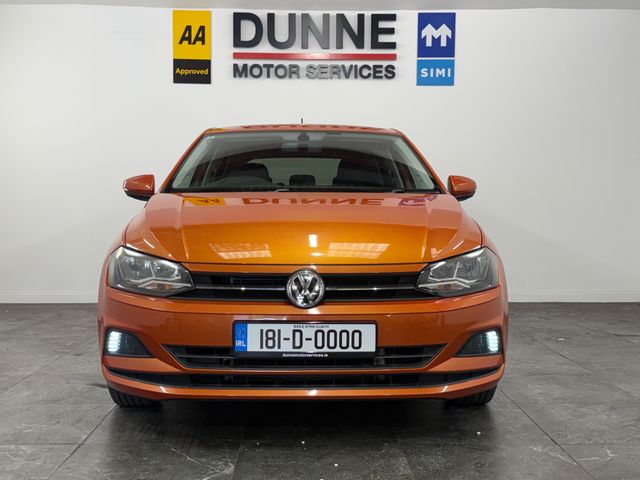 Image for 2018 Volkswagen Polo **COMFORT LINE**AUTOMATIC**DIAMOND CUT ALLOYS**APPLE/ANDROID CARPLAY**2 KEYS**FACTORY TINTED WINDOWS**DIGITAL DUAL ZONE CLIMATE CONTROL**CRUISE CONTROL**IRISH RADIO STATIONS**