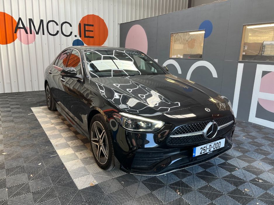 Image for 2025 Mercedes-Benz C Class 2025 MERCEDES-BENZ C350E SPORTS 2.0 AUTOMATIC / CRUISE CONTROL / PARKING CAMERA / ELECTRIC MEMORY & HEATED SEATS / PADDLE SHIFTERS / AMBIENT LIGHTS / APPLE CARPLAY / PANORAMIC SUNROOF AND MORE