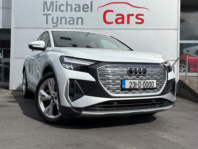 Image for 2023 Audi Q4 e-tron 40 S Line, Sportback, 82kwh, 20" Alloys, Car Play, Electric Tailgate, 1/2 Leather - First Reg in Feb 2023 - Trade in Price €34, 555