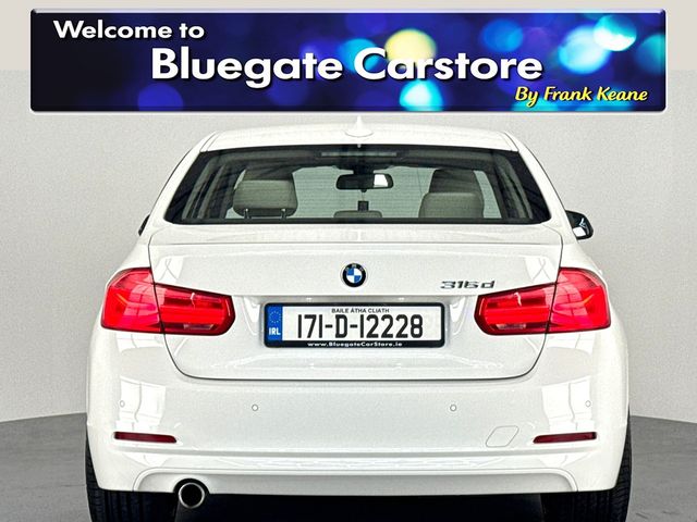 Image for 2017 BMW 3 Series 316D SE 4DR**NEW 19"ALLOYS*FULL CREAM LEATHER INTERIOR**DIGITAL CLIMATE CONTROL**DRIVE MODE SELECTION**KEYLESS START **BLUETOOH**REAR PARKING SENSORS**MULTIFUNCTIONAL STEERING WHEEL**HISTORY CHECKED**