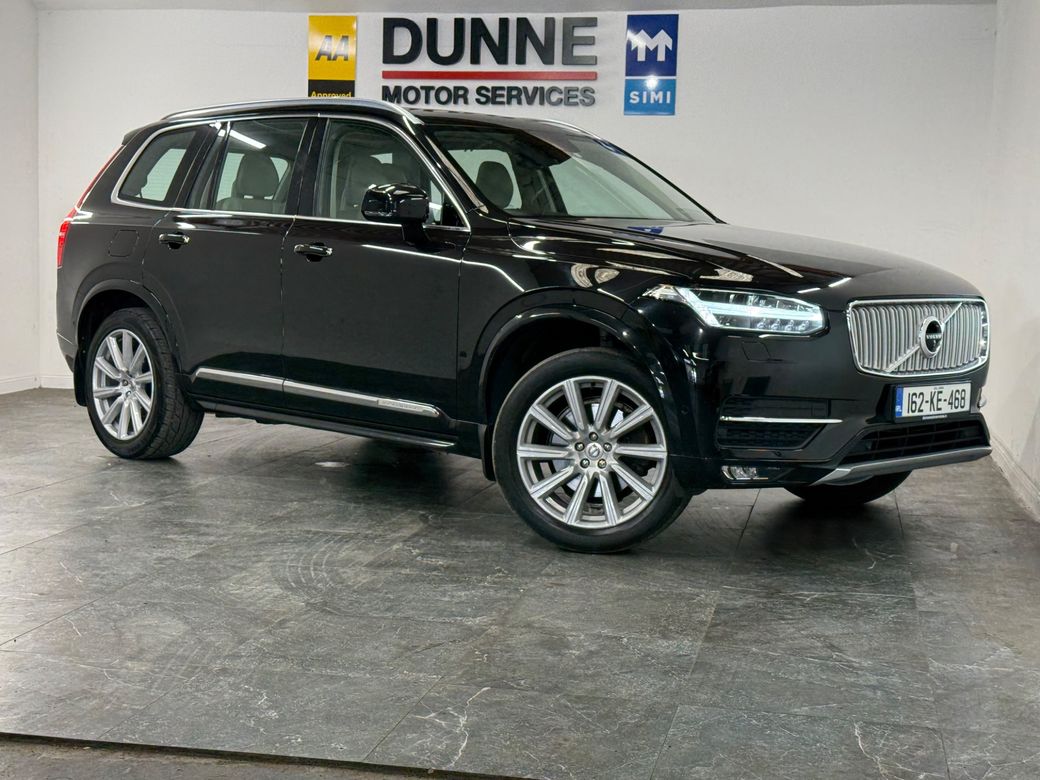 Image for 2016 Volvo XC90 **INSCRIPTION GT MODEL **7 SEATS **PAN SUN ROOF **MULTI FUNCTION STEERING WHEEL **TOUCHSCREEN BLUETOOTH RADIO **LANE ASSIST **PARK ASSIST **CROSS TRAFFIC ALERT **DISTANCE ALERT **AUTO START STOP **BLI