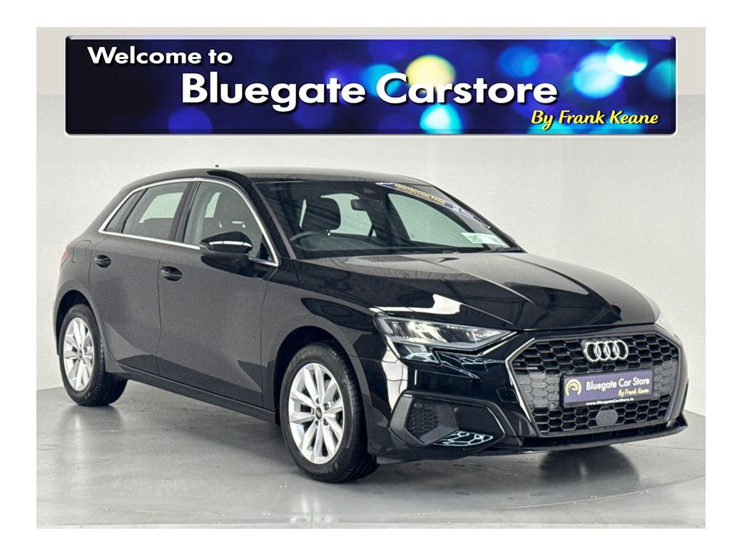Image for 2022 Audi A3 SPORTBACK 30 TFSI 110HP ATTRACTION**DIGITAL DASH**MULTIFUNCTIONAL STEEIRNG WHEEL**KEYLESS START**TOUCH SCREEN MEDIA DISPLAY**APPLE CARPLAY**AIR CONDITIONING**FINANCE AVAILABLE**