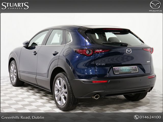 Image for 2020 Mazda CX-30 M Hybrid GT 4DR 2.0 PETROL 122PS GT DEEP CRYSTAL BLUE WITH BLACK LEATHER* LEATHER ELECTRIC HEATED MEMORY SEATS, ELECTRIC TAILGATE, HEADS UP, SAT NAV, DUAL ZONE CLIMATE, CARPLAY / ANDROID AUTO, 2 X U