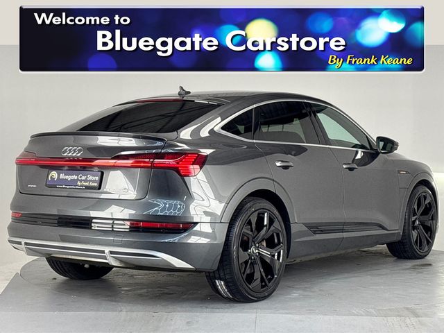 Image for 2022 Audi e-tron S LINE 55 QUATTRO**NEW 22" BLACK ALLOYS**HEATED LEATHER**DIGITAL DASH**TOUCHSCREEN MEDIA**APPLE CAR PLAY**DUAL CLIMATE**DRIVE MODES**MULTIFUNCTIONAL STEERING WHEEL**CRUISE CONTROL**REVERSE CAMERA**