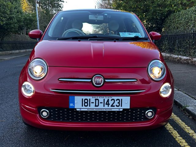 Image for 2018 Fiat 500 1.2 - 21KMS - PAN ROOF - IRISH CAR 