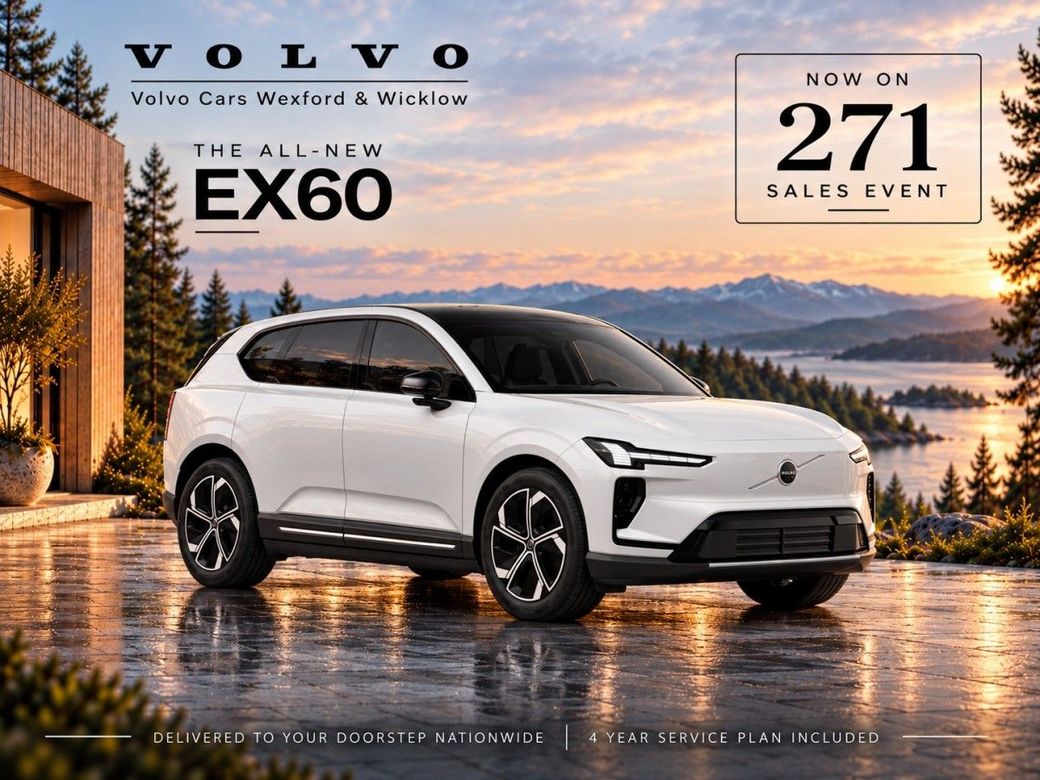 Image for 2027 Volvo EX60 Available to order for 271 New EX60 Plus P6 