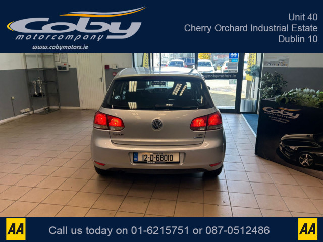 Image for 2012 Volkswagen Golf 1.2 5DR Auto. New NCT, 2Keys, Alloy Wheels, Handsfree, Auto Lights/ Wipers, Air Conditioning, USB/AUX, Folding Rear Seats, Electric Windows/Mirrors, Bluetooth and more.