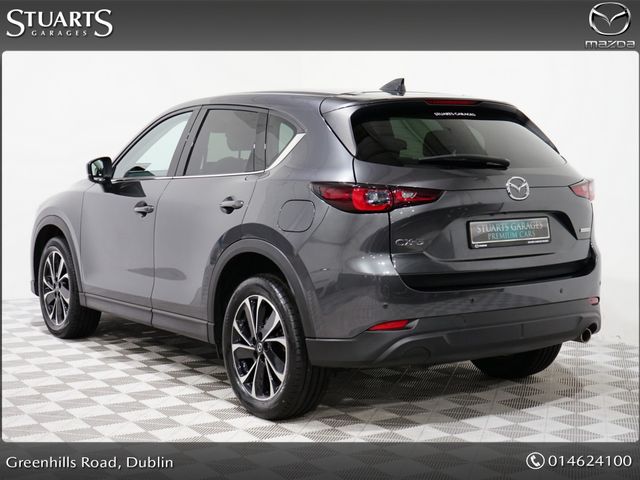 Image for 2023 Mazda CX-5 *EXCLUSIVE LINE COMFORT* MACHINE GREY WITH STONE LEATHER. ELECTRIC TAILGATE, KEYLESS, HEADS UP, NAV, ELECTRIC HEATED MEMORY SEATS, REAR CAMERA
