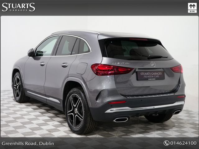 Image for 2025 Mercedes-Benz GLA Class GLA 250e AMG LINE EXECUTIVE: FINISHED IN MOUNTAIN GREY METALLIC BLACK WITH BLACK ARTICO LEATHER INTERIOR AND SUEDE INTERIOR, KEYLESS ENTRY, POWERED BOOT