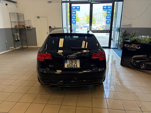 Image for 2013 Audi A3 1.4 5DR Auto S-Line , New NCT, Full Leather, Privacy Glass, Sat Nav, 2Keys, Climate Control, Cruise Control, Mirror Link, Reverse Cam, Parking Sensors, MFSW, Full Electrics, and more.