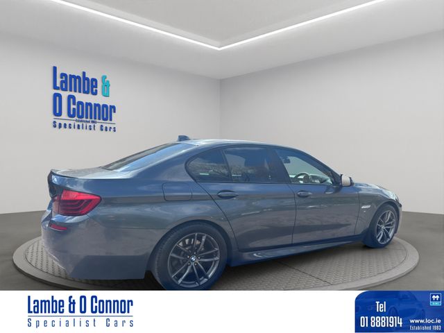 Image for 2016 BMW 5 Series 520d M SPORT AUTO * GREY MET / BLACK LEATHER * REVERSE CAMERA * SAT NAV * HEATED SEATS * 