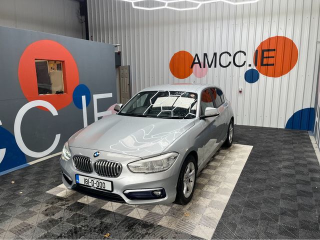 Image for 2018 BMW 1 Series ONLY €17950! 2018 BMW 1 SERIES AUTOMATIC 118D 2.0L DIESEL / 81K KMS / ADAPTIVE CRUISE CONTROL, REVERSE CAMERA & MORE